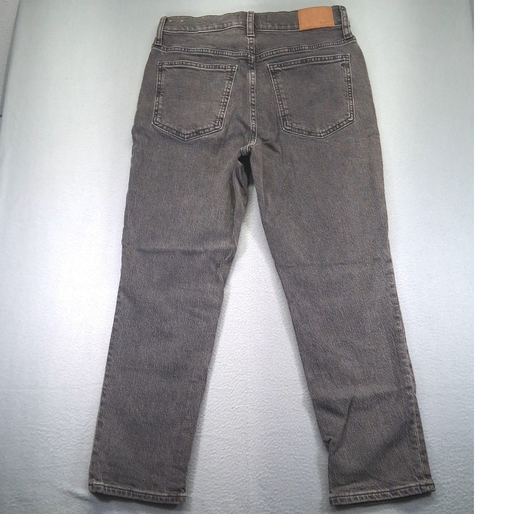 Madewell The‎ Perfect Vintage Jean Faded Black High Rise Straight Leg 28P - Picture 7 of 8